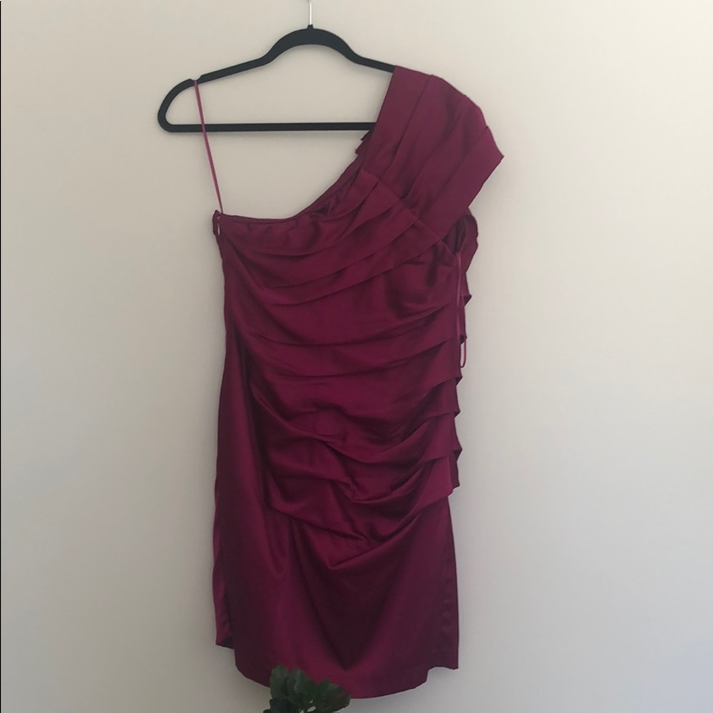 One Shoulder Cocktail Dress - Picture 4 of 5